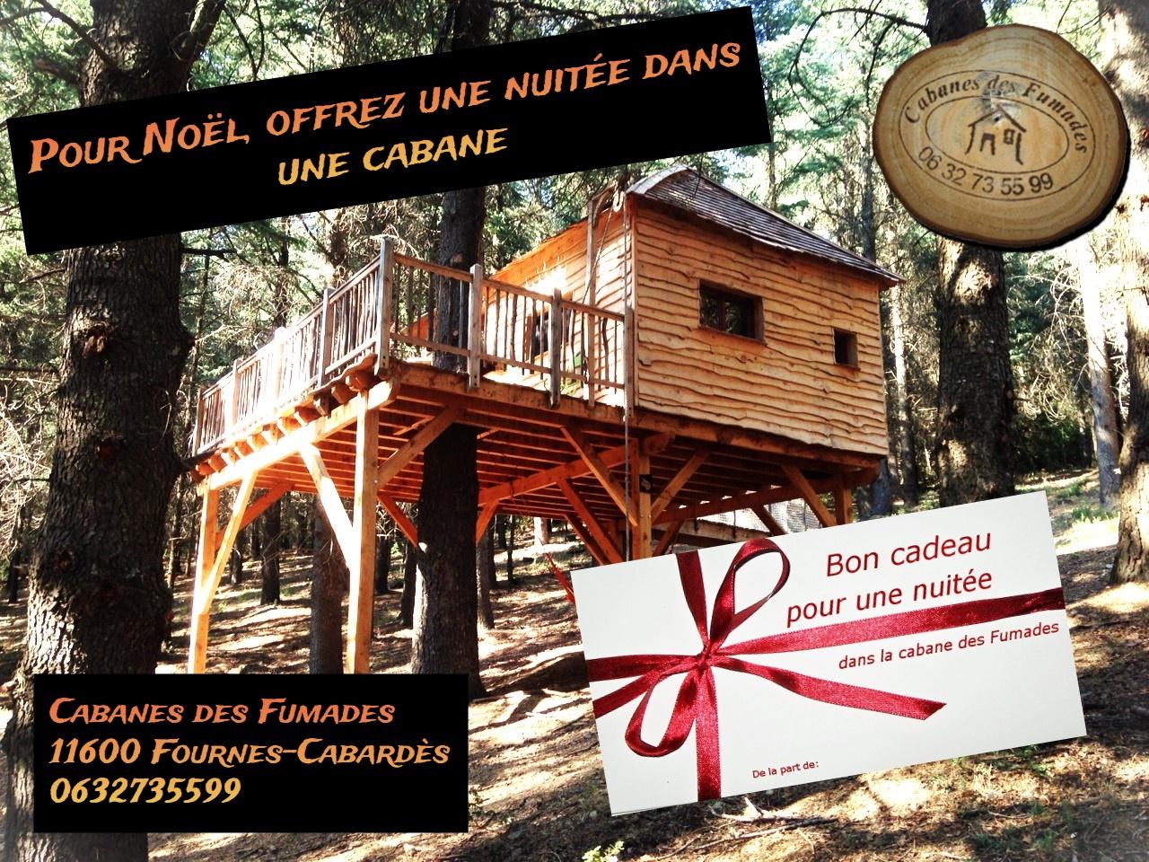 Idée cadeau, offrez une nuitée en cabane.
